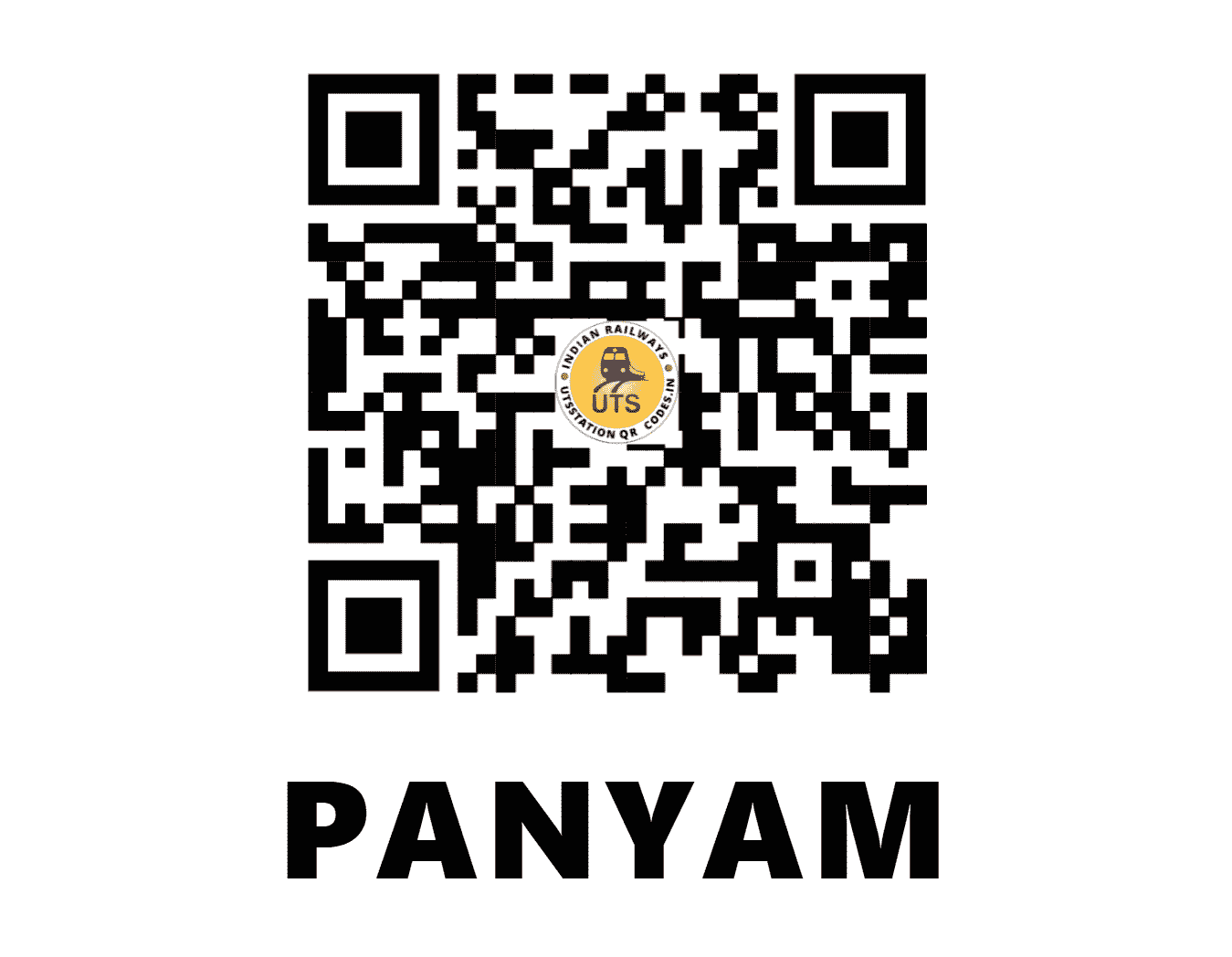 UTS QR Code for PANYAM - PNM - SC (ANDHRA PRADESH)